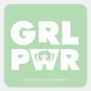 Buttercup: Girl Power Square Sticker