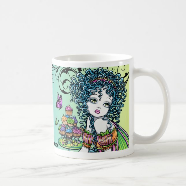 "Buttercup" & "Lyra" Rainbow Fairy Art Mug (Right)