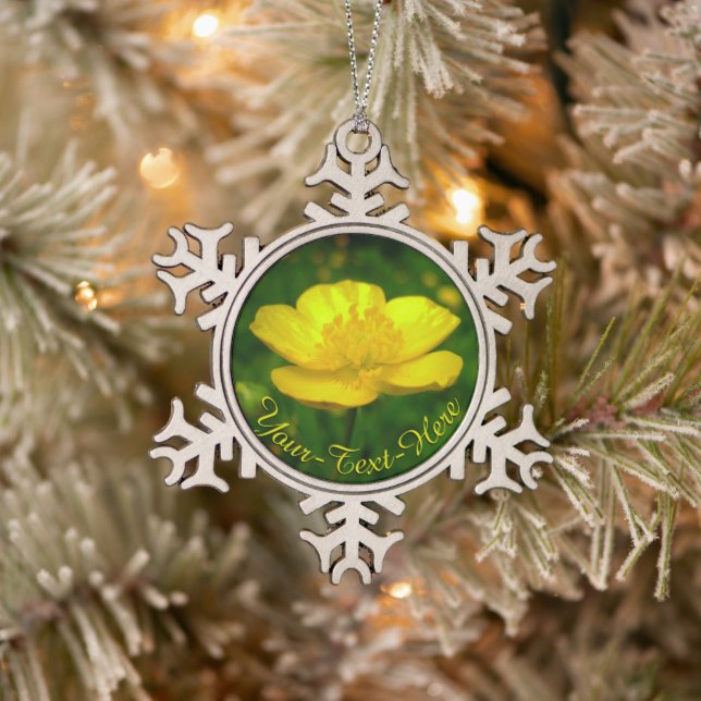 Buttercup Ornament Flowers Christmas Decoration (Tree)