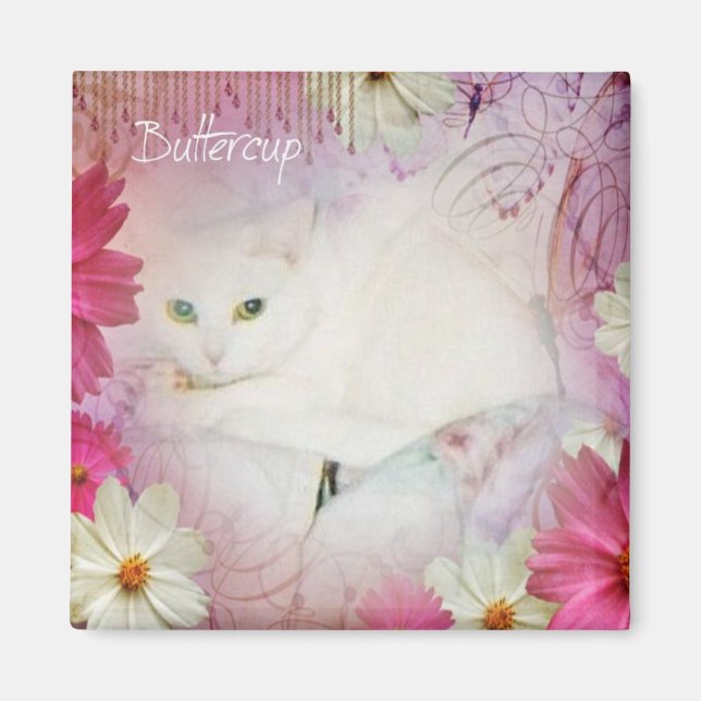 Buttercup Refrigerator Magnet (Front)