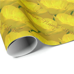 Buttercup Wrapping Paper Personalised Gift Paper