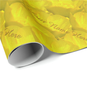 Buttercup Wrapping Paper Personalised Gift Paper