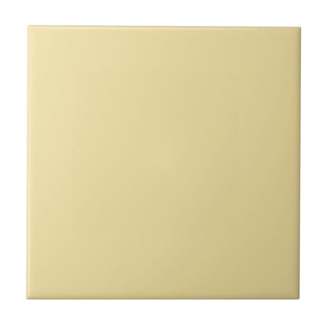 Buttercup Yellow Square Kitchen and Bathroom Tile (Front)