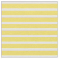 Buttercup Yellow & White Fine Striped