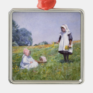 Buttercups and Daisies Metal Tree Decoration