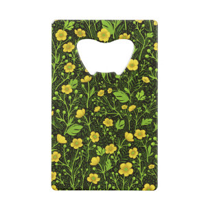 Buttercups on black