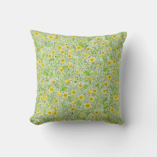 Buttercups on white cushion