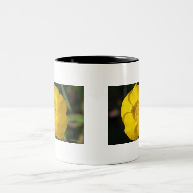 Buttercups Two-Tone Coffee Mug (Center)
