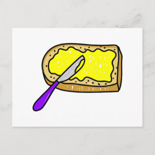 buttered-bread postcard