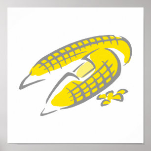 Buttered Corn on the Cob Poster