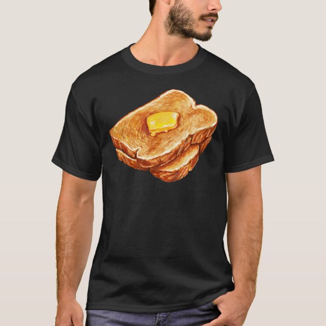 Buttered Toast Pattern Classic T-Shirt (Front)
