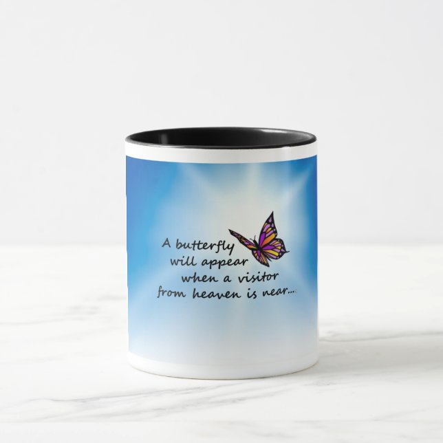 Butterefly, Visitor from Heaven Mug (Center)