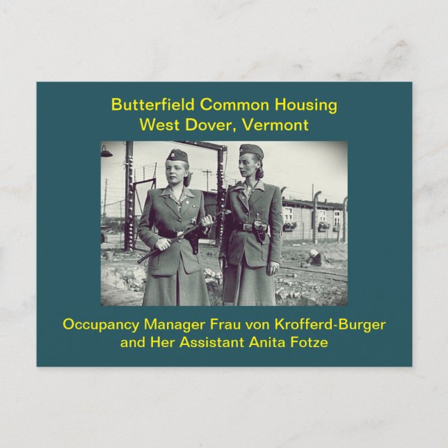 Butterfield Housing Humour: Postcards (Front)