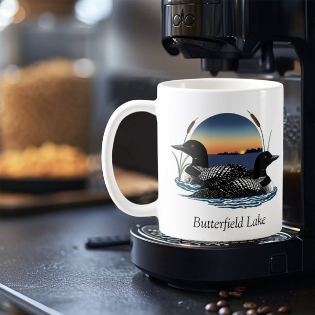 Butterfield Lake Loon Pair Coffee Mug (Creator Uploaded)