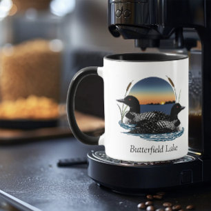 Butterfield Lake Loon Pair Mug