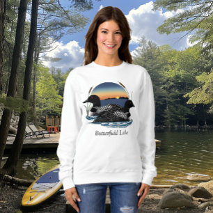 Butterfield Lake Loon Pair Sweatshirt