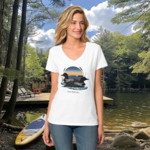 Butterfield Lake Loon Pair T-Shirt
