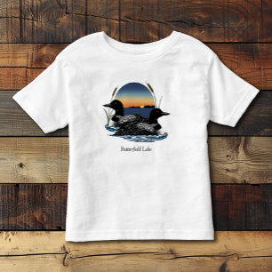 Butterfield Lake Loon Pair Toddler T-Shirt