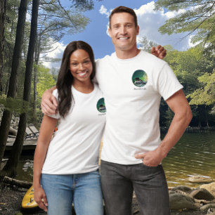 Butterfield Lake White Men Loon Family T-Shirt
