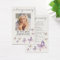 Butterfles Photo Funeral Memorial Prayer Card
