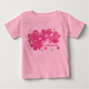 Butterflibiscus Hawaiian Hibiscus and Butterfly Baby T-Shirt