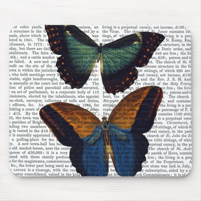 Butterflies 5 mouse mat (Front)