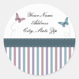 Butterflies Address Stickers