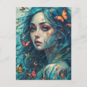 Butterflies and Blues Series 1 Postcard