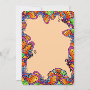 Butterflies and Butterflies Invitation