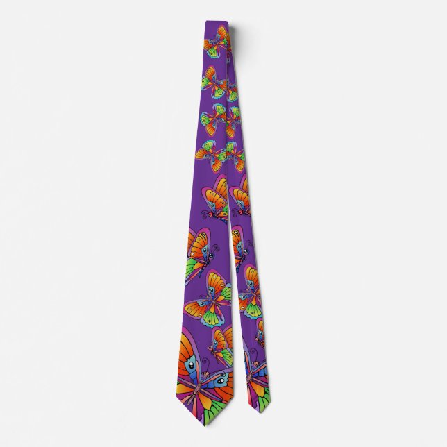 Butterflies and Butterflies Tie (Front)