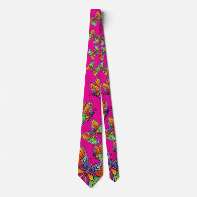 Butterflies and Butterflies Tie (Front)