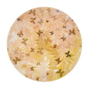 Butterflies and Daisies by Shirley Taylor Cutting Board