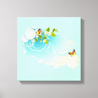 Butterflies and Flower Blossoms