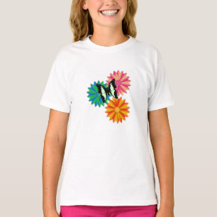 Butterflies and Flowers T-Shirt