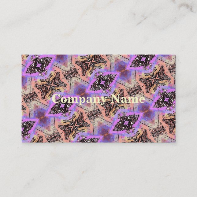 BUTTERFLIES AND MOTHS BUSINESS CARD (Front)