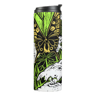 Butterflies and Queen Anne's Lace Thermal Tumbler