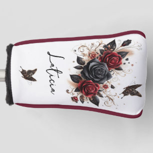 Butterflies and Roses Golf Head Cover