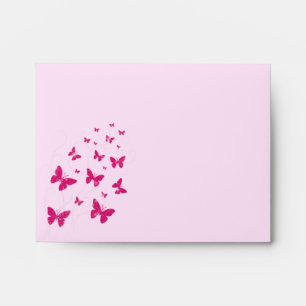 Butterflies and Swirls Envelope