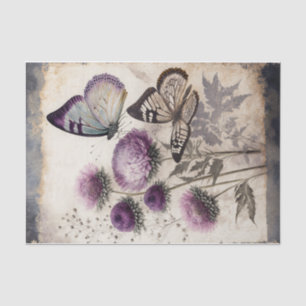 Butterflies and Thistles Tissue Paper