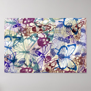 butterflies and to other insects poster