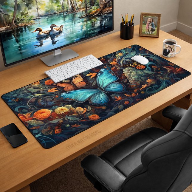 Butterflies And Wildflowers Desk Mat (Creator Uploaded)