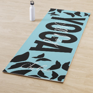 Butterflies Any Color Personalized Name Yoga Mat