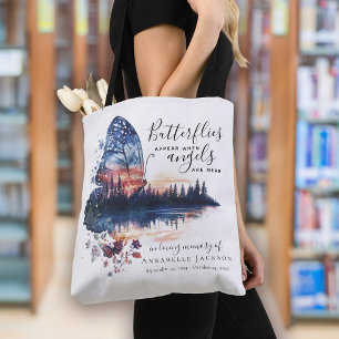 Butterflies Appear Angels Memorial Tote Bag