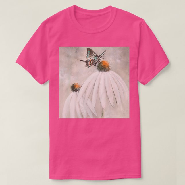 Butterflies Are Free Funny Butterfly Animal Lover T-Shirt (Design Front)