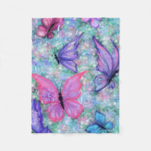 Butterflies Baby Fleece Blanket