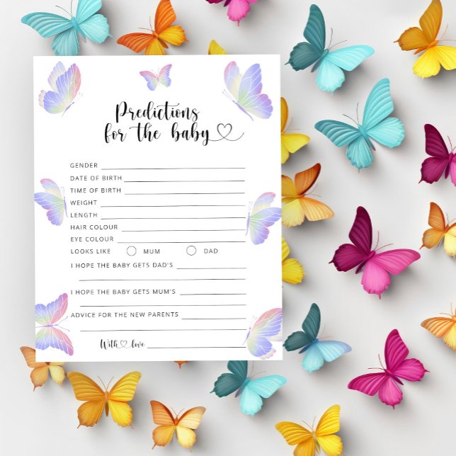 Butterflies - baby predictions and advice (Creator Uploaded)