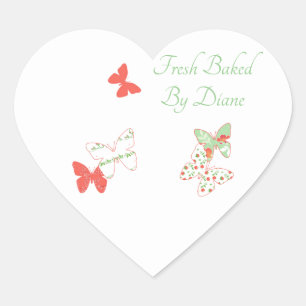 Butterflies Bakery Label