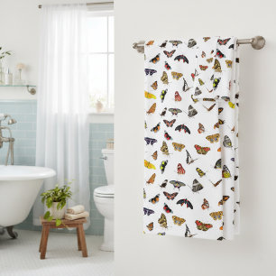 Butterflies Bathroom Towel Set