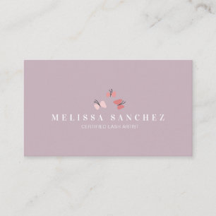Butterflies Beauty Eyelashes Salon  Business Card