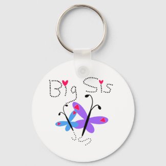 Butterflies Big Sis Key Ring
